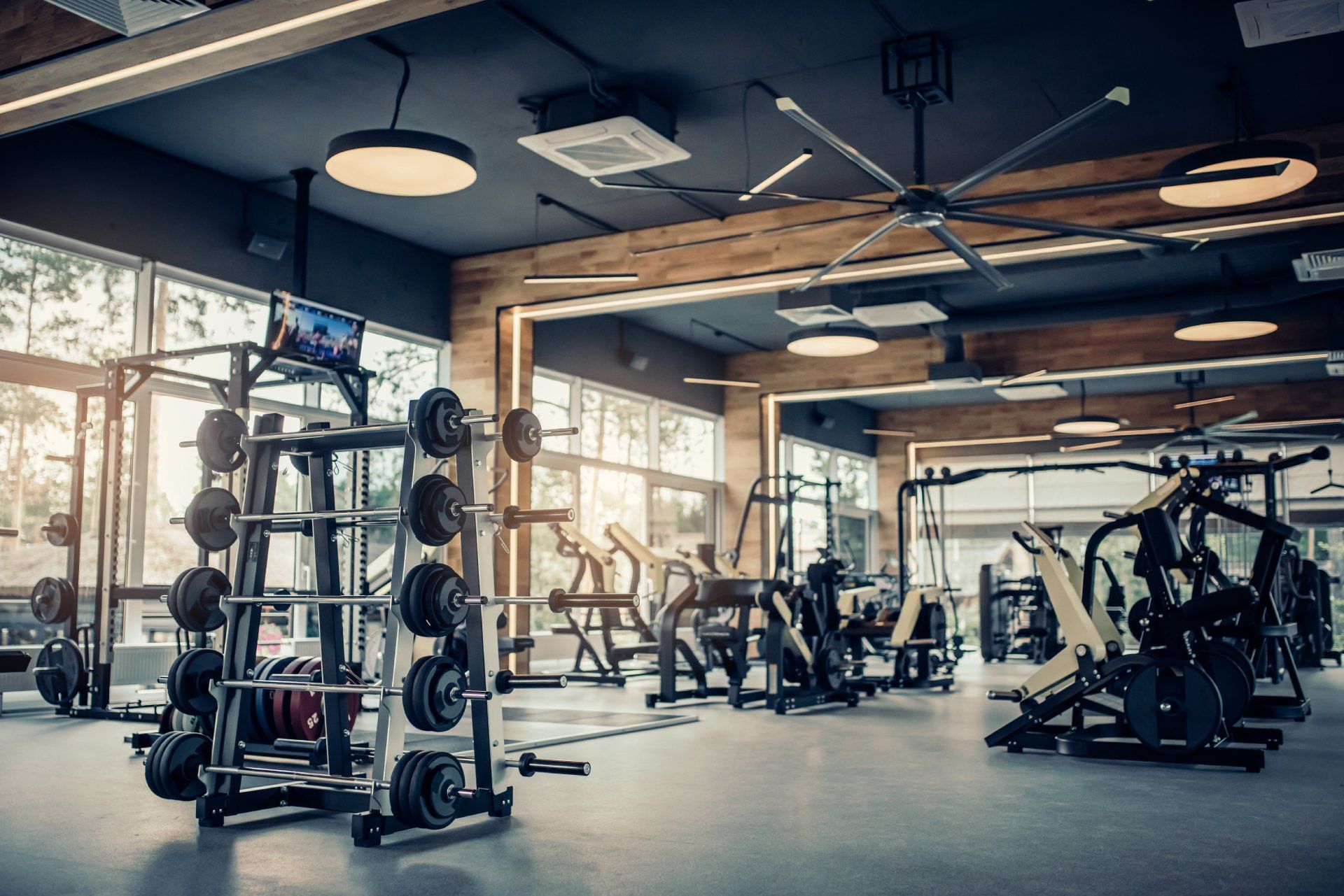 La sala attrezzi di Jump Fitness